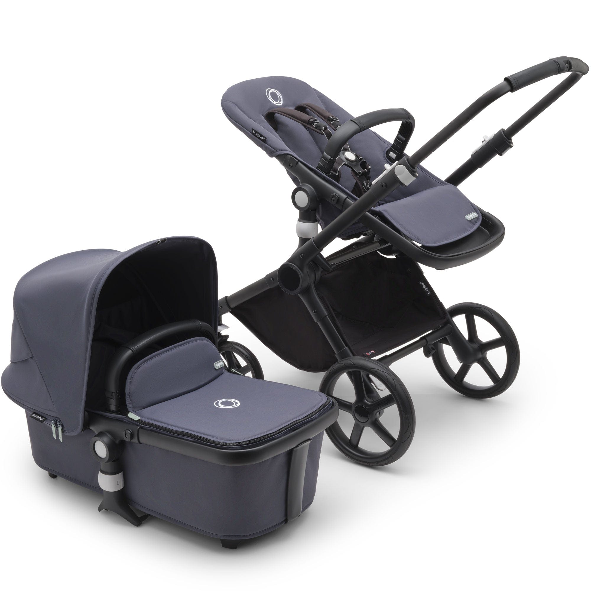 Bugaboo baby prams Bugaboo Fox Cub - Black/Stormy Blue 100175053