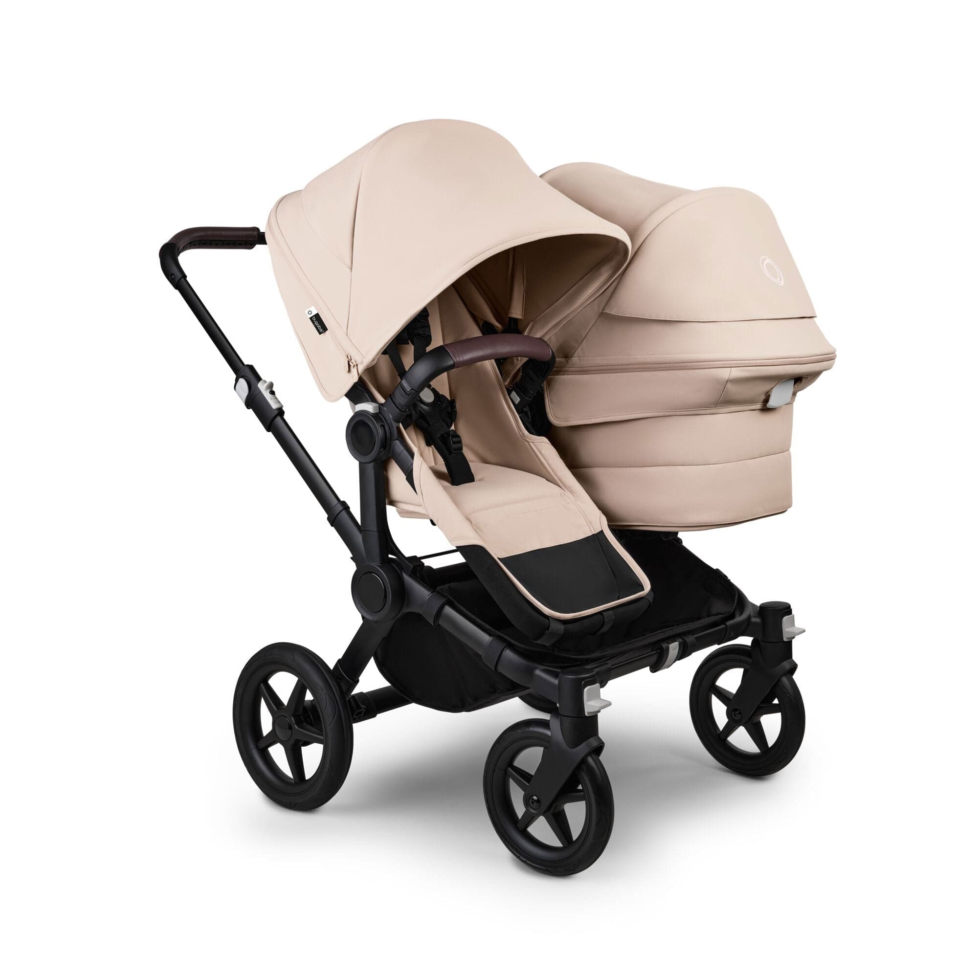 Bugaboo double buggies Bugaboo Donkey 5 Duo Essential Bundle - Desert Taupe 20328-DUO-ESS-2