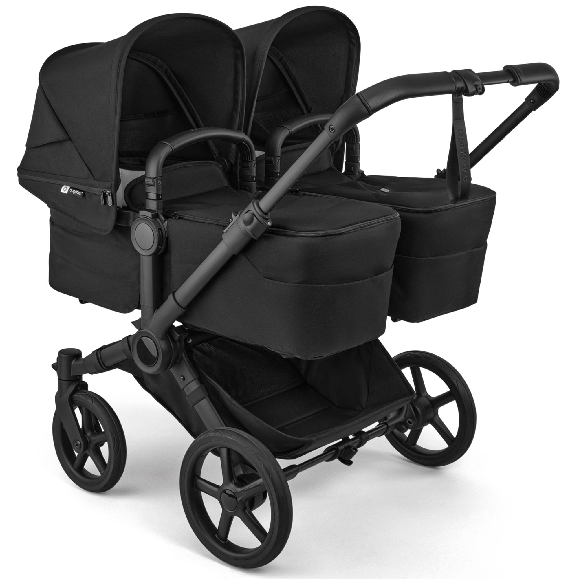 Bugaboo double buggies Bugaboo Donkey 5 Twin Complete Pushchair - Heritage Black 21643-HER-BLK