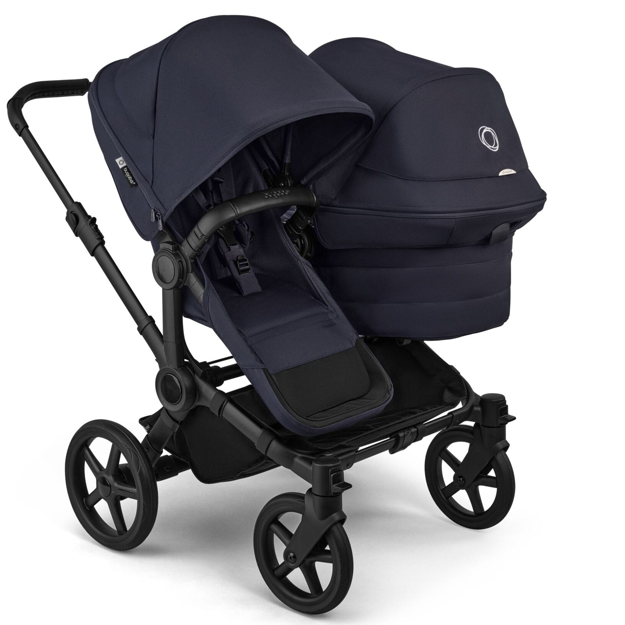Bugaboo double buggies Bugaboo Donkey 6 Double Complete Pushchair - Deep Indigo 17615-DEE-IND