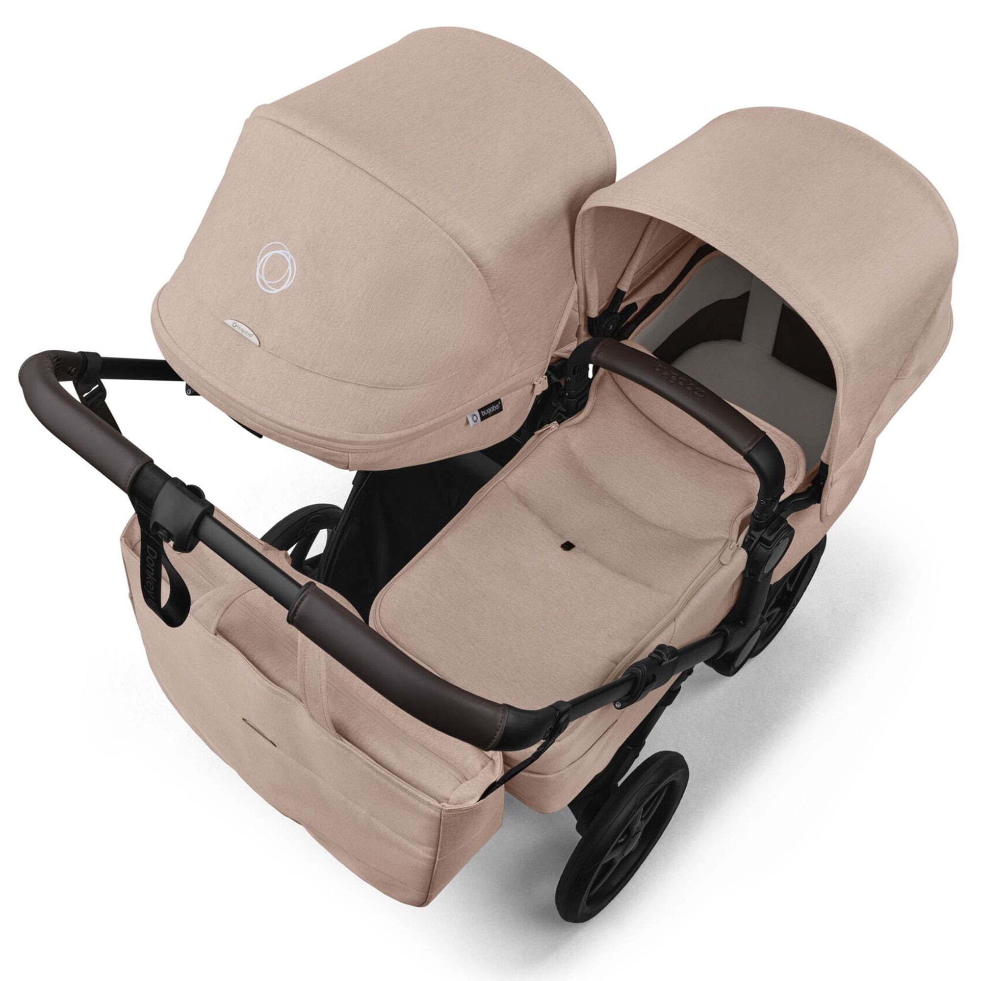 Bugaboo double buggies Bugaboo Donkey 6 Double Complete Pushchair - Desert Taupe 17615-DES-TAU
