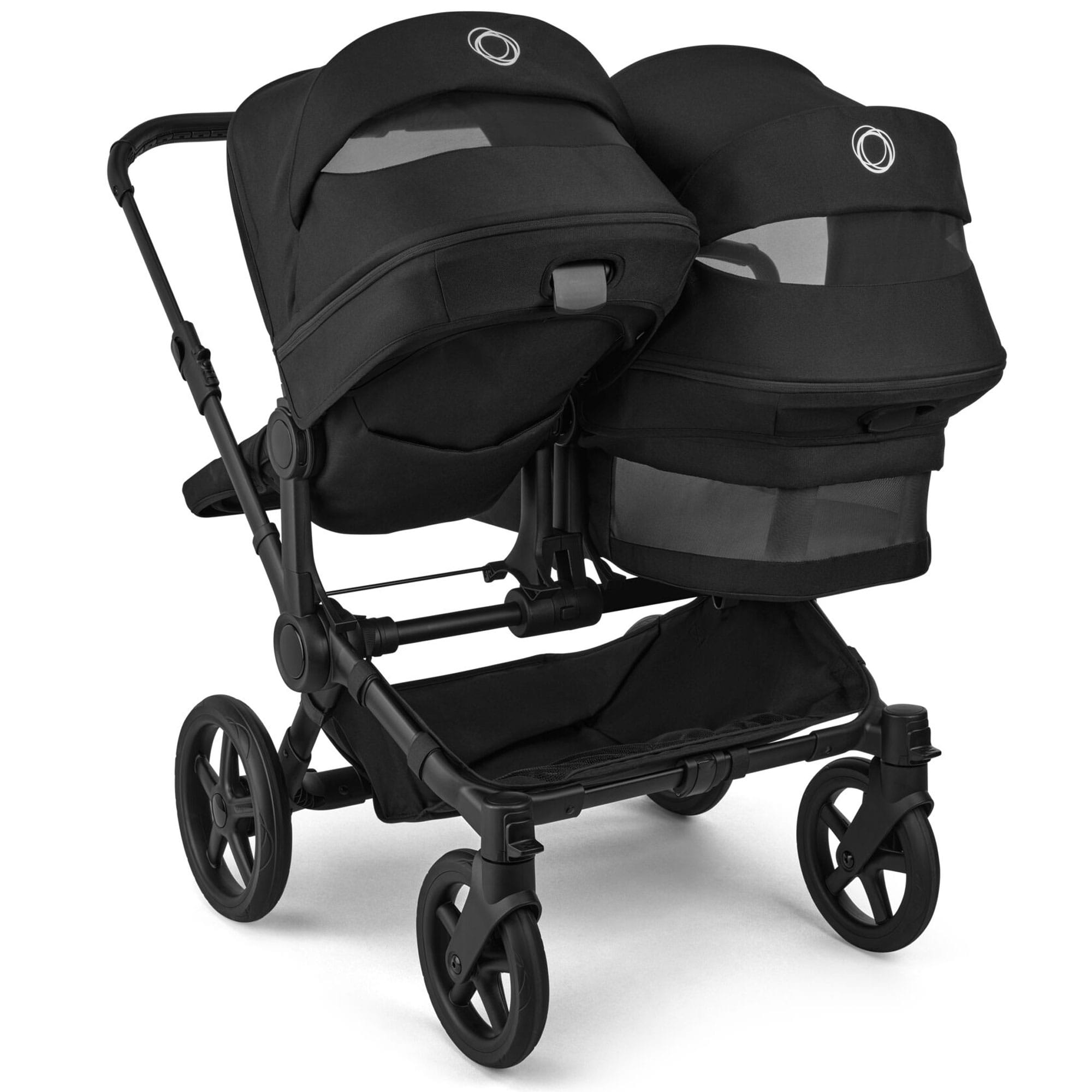 Bugaboo double buggies Bugaboo Donkey 6 Double Complete Pushchair - Heritage Black 17615-HER-BLK