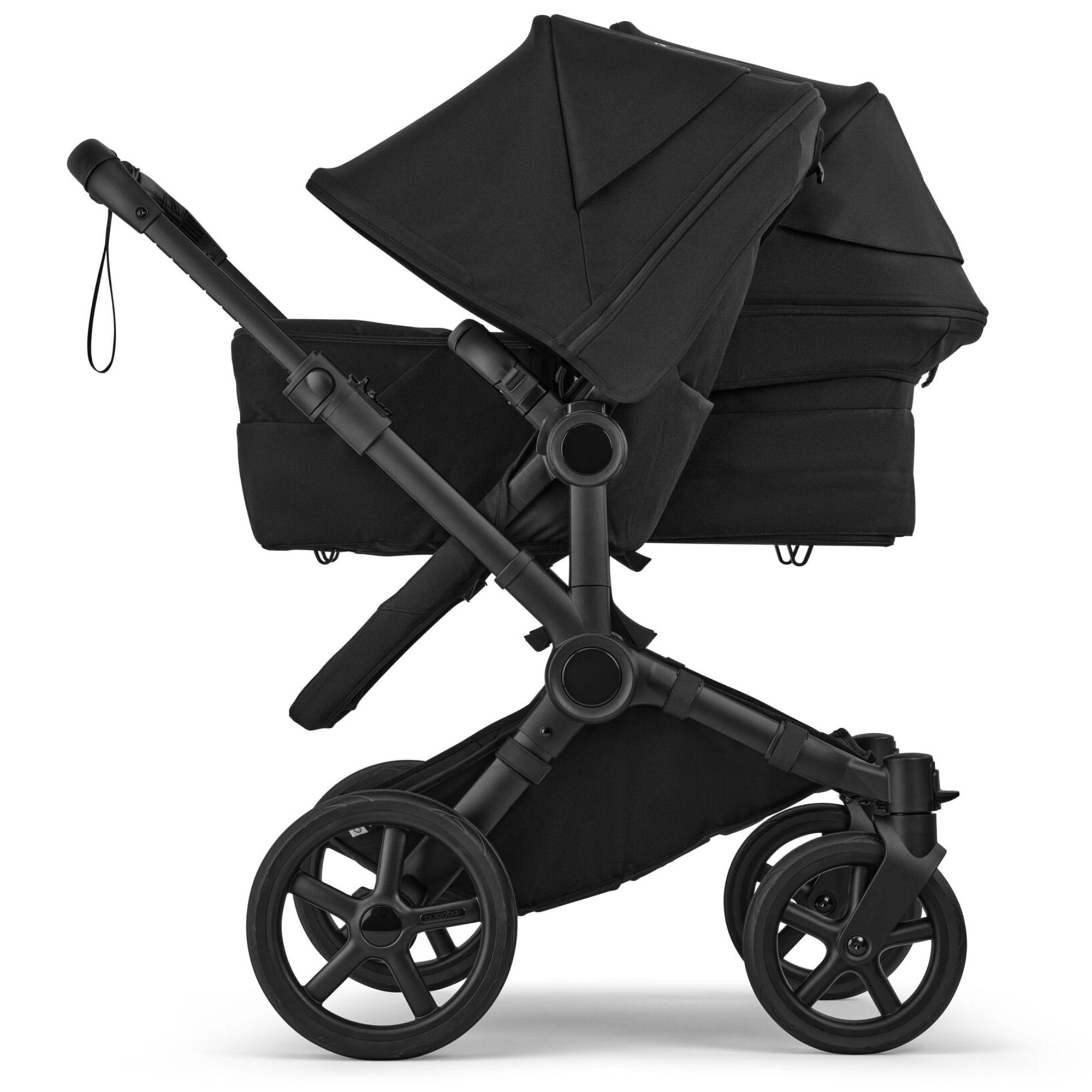 Bugaboo double buggies Bugaboo Donkey 6 Double Complete Pushchair - Heritage Black 17615-HER-BLK