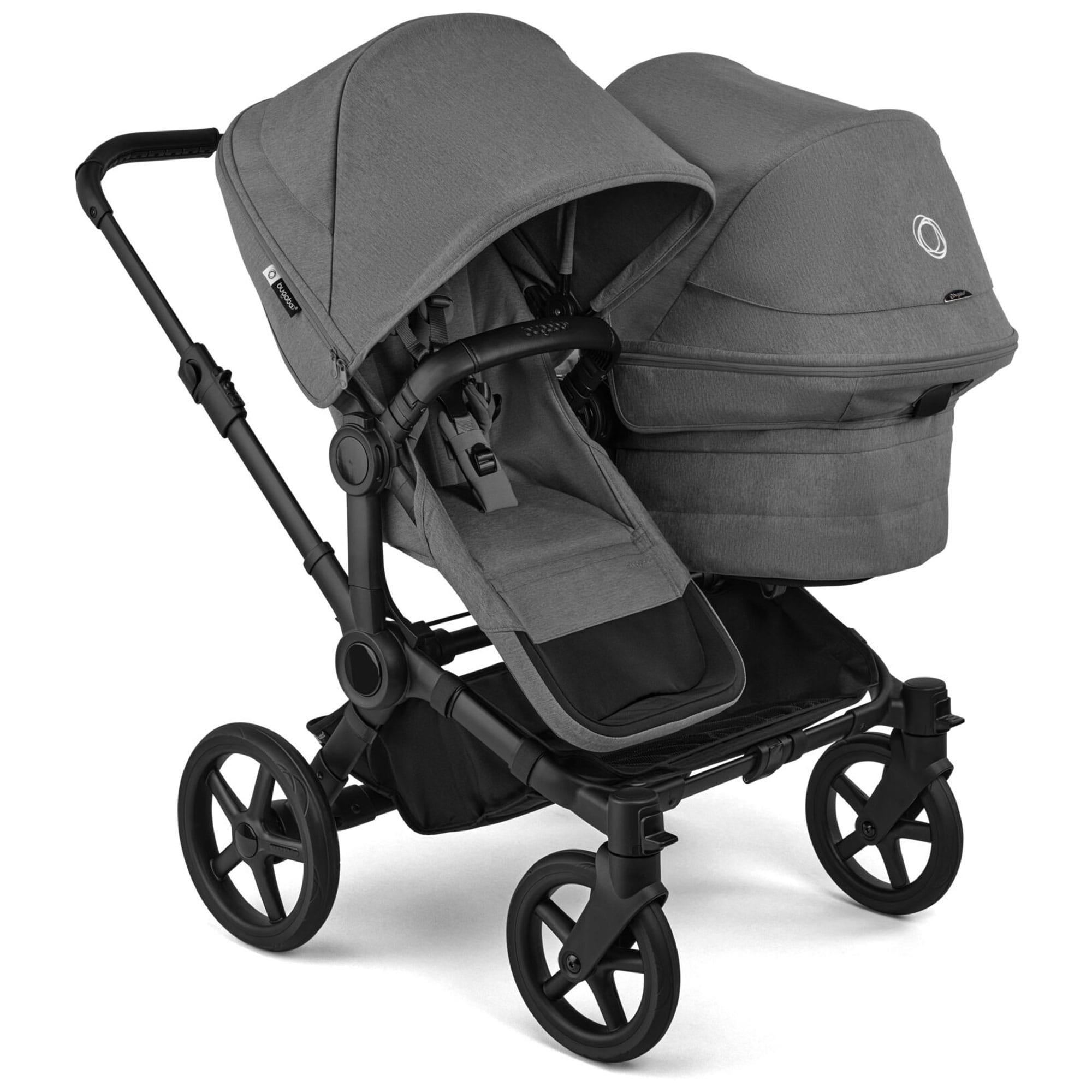 Bugaboo double buggies Bugaboo Donkey 6 Double Complete Pushchair - Moon Grey 17615-MOO-GRY
