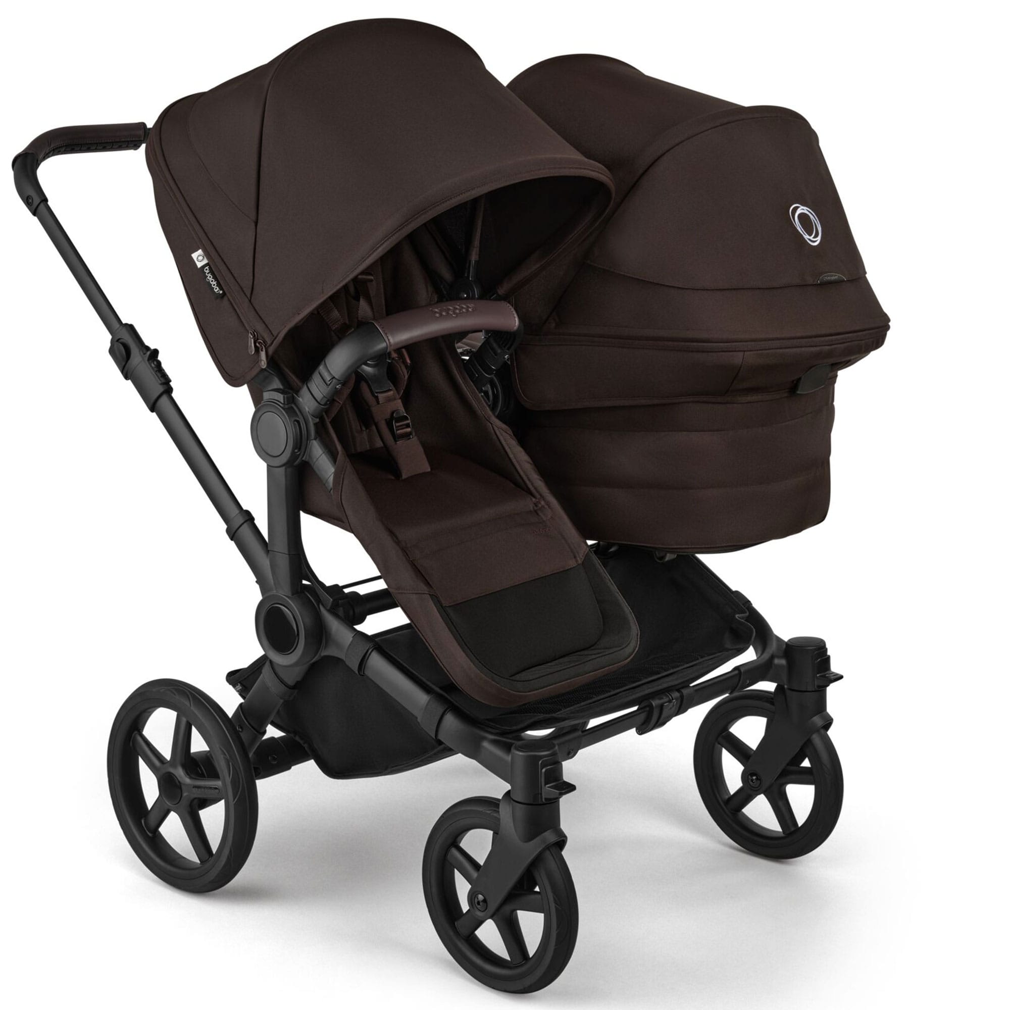 Bugaboo double buggies Bugaboo Donkey 6 Double Essential Bundle - Cocoa Brown 21667-COC-BRN