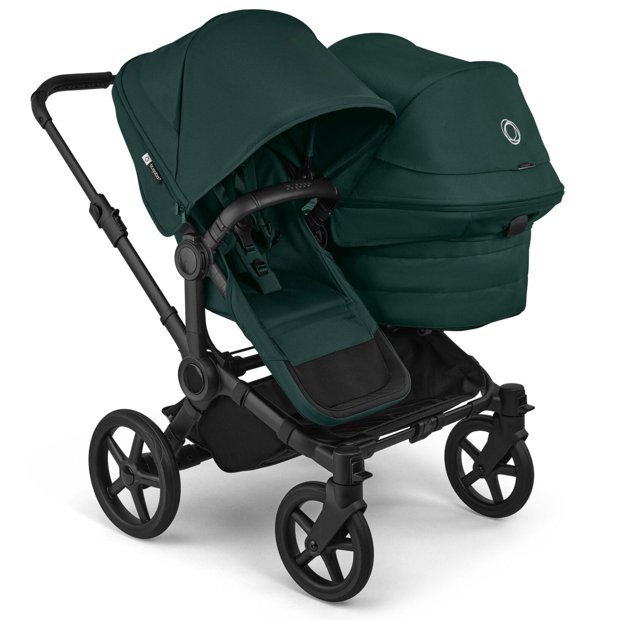 Bugaboo double buggies Bugaboo Donkey 6 Double Essential Bundle - Fern Green 21667-FER-GRN