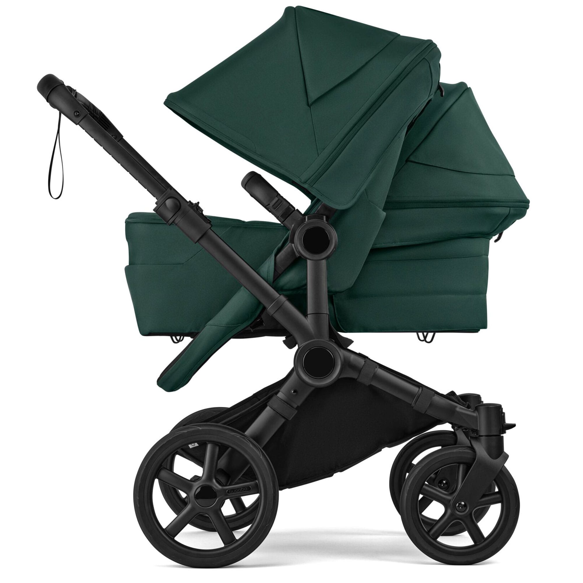 Bugaboo double buggies Bugaboo Donkey 6 Double Essential Bundle - Fern Green 21667-FER-GRN