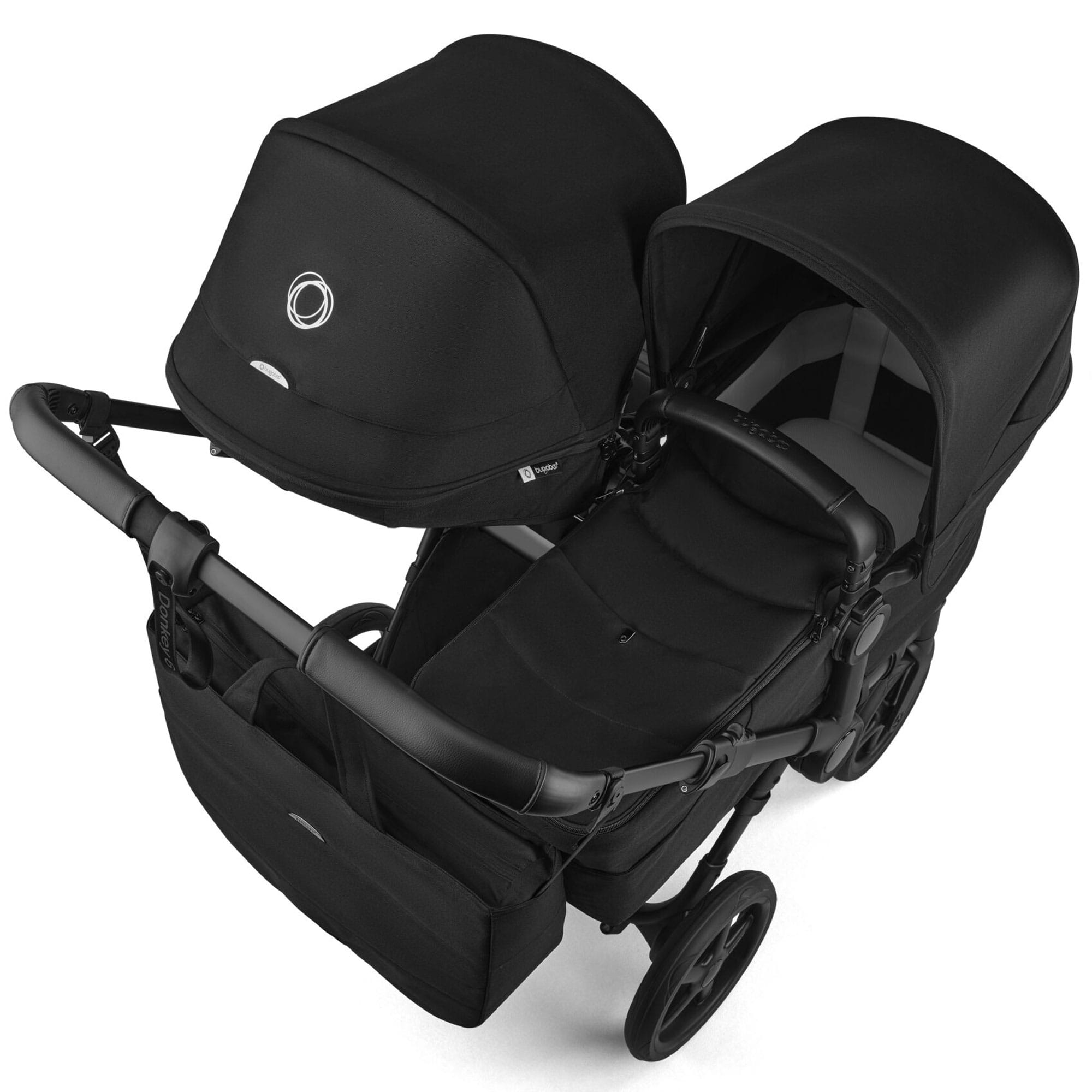Bugaboo double buggies Bugaboo Donkey 6 Double Essential Bundle - Heritage Black 21667-HER-BLK