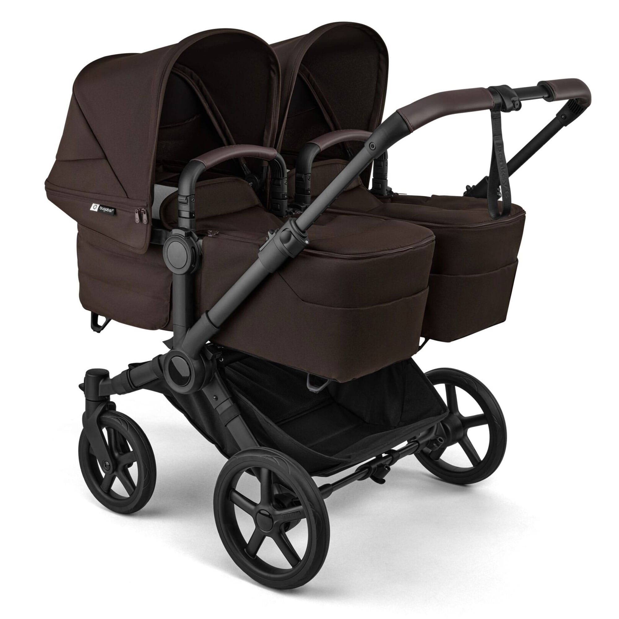 Bugaboo double buggies Bugaboo Donkey 6 Twin Essential Bundle - Cocoa Brown 21681-COC-BRN