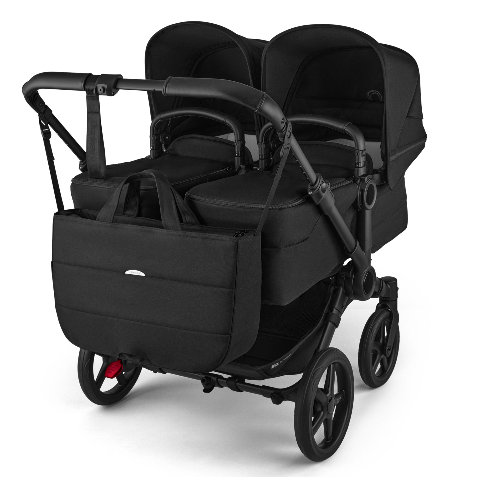 Bugaboo double buggies Bugaboo Donkey 6 Twin Essential Bundle - Heritage Black 21681-HER-BLK