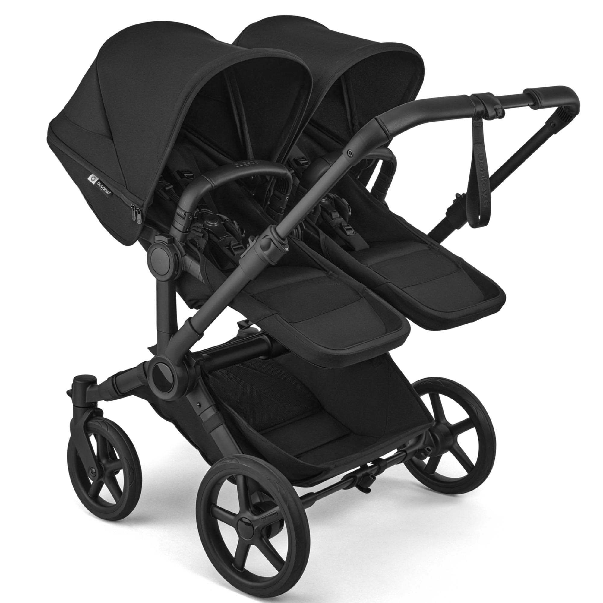 Bugaboo double buggies Bugaboo Donkey 6 Twin Essential Bundle - Heritage Black 21681-HER-BLK