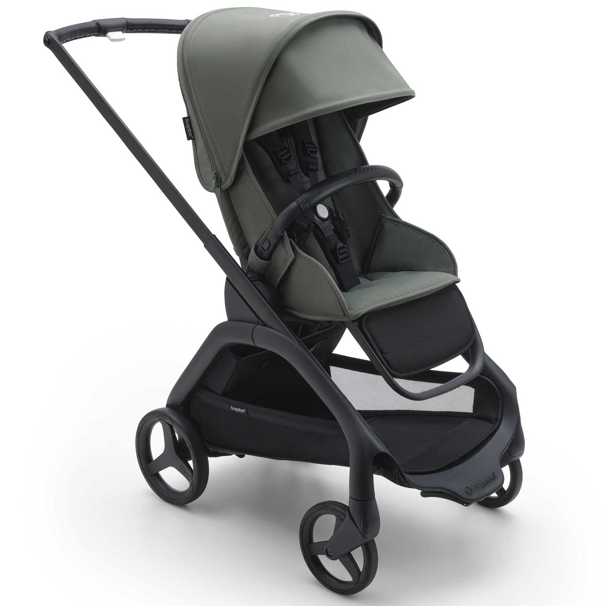 Bugaboo Travel Systems Bugaboo Dragonfly Pebble 360 Pro Travel System - Black/Forest Green 13818-BLK-FOR-GRN