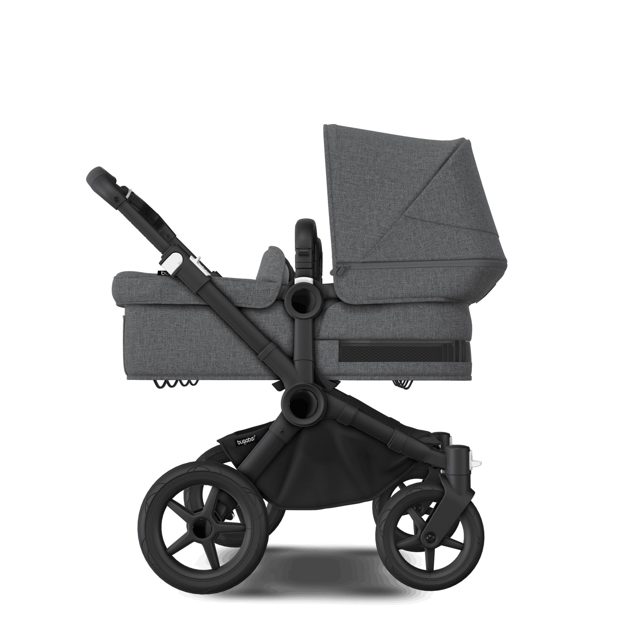 Bugaboo travel systems Bugaboo Donkey 5 Twin Ultimate Newborn Bundle - Grey Mélange 17680-GRY-MEL
