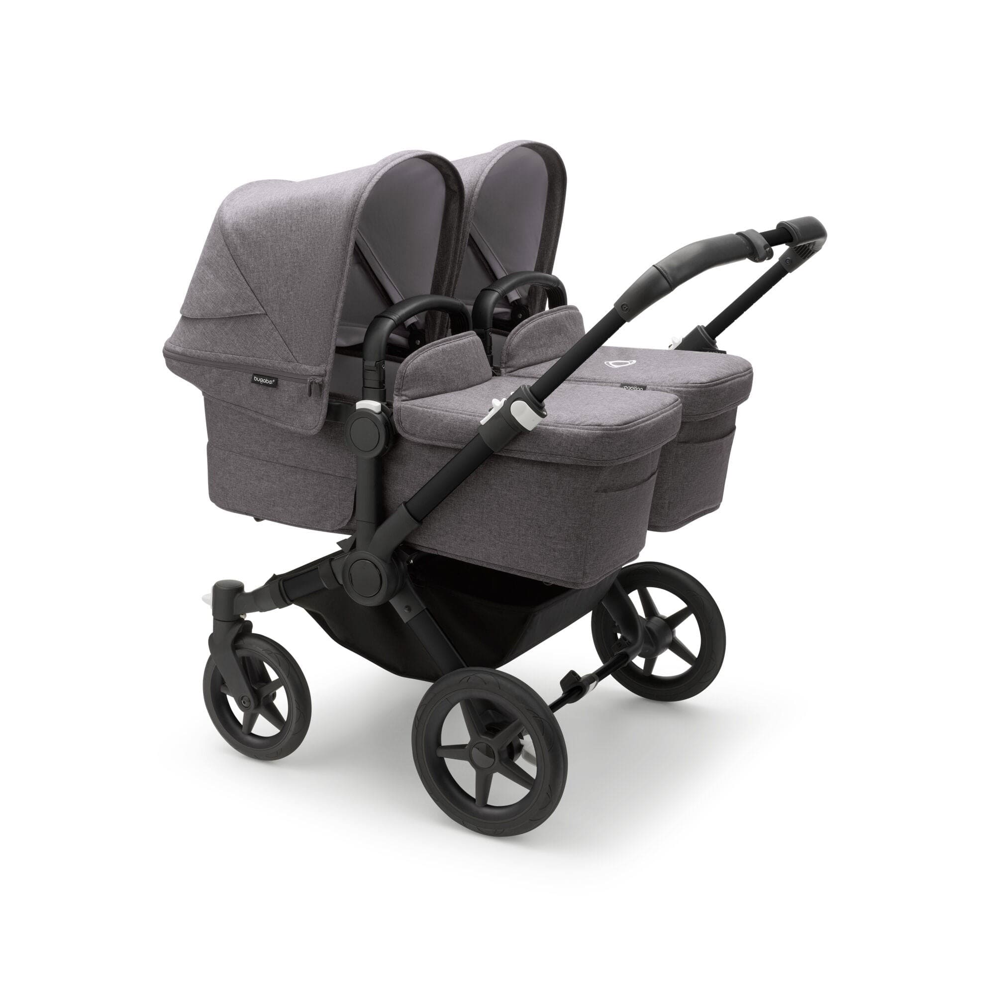 Bugaboo travel systems Bugaboo Donkey 5 Twin Ultimate Newborn Bundle - Grey Mélange 17680-GRY-MEL
