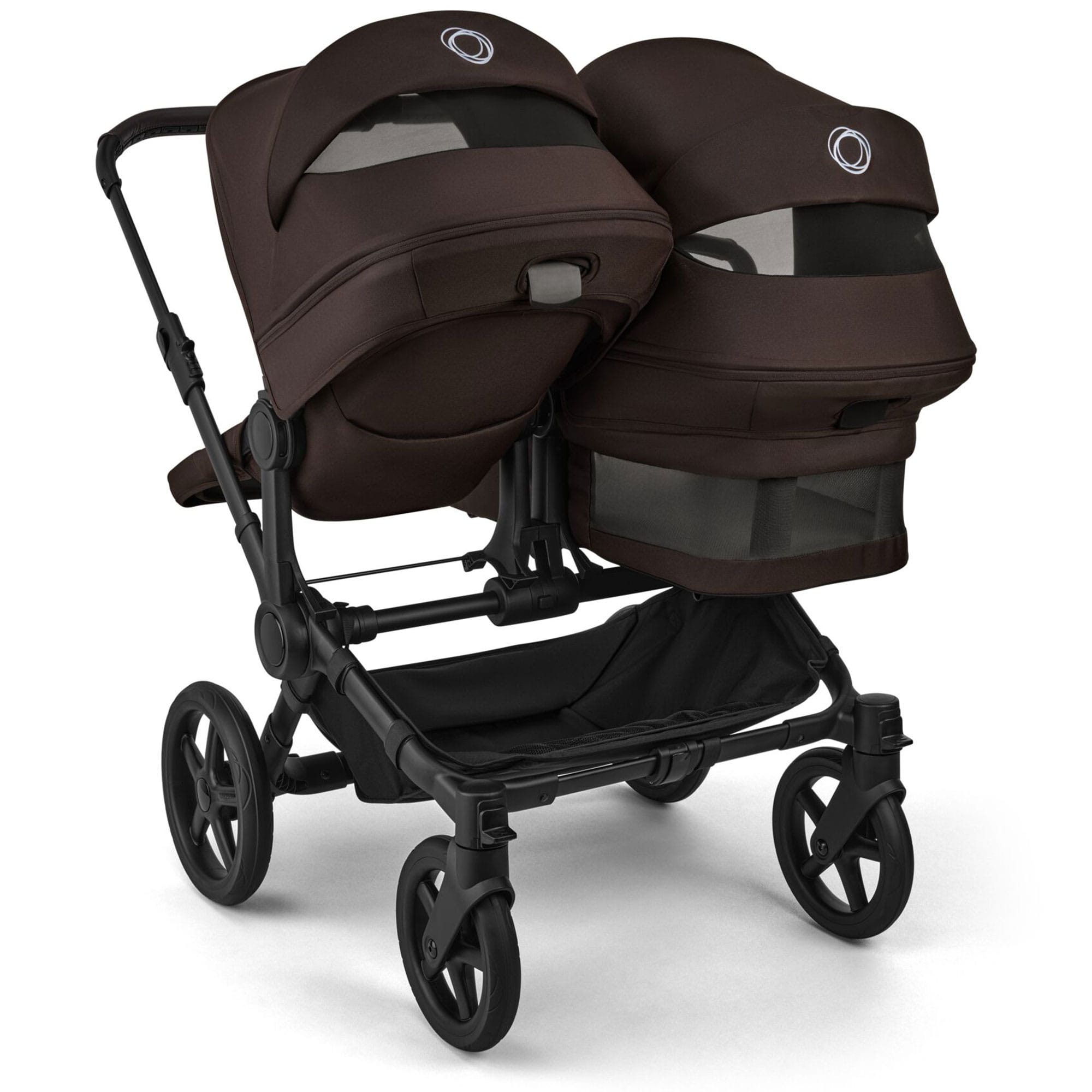 Bugaboo Travel Systems Bugaboo Donkey 6 Double Ultimate Newborn Bundle - Cocoa Brown 21673-COC-BRN