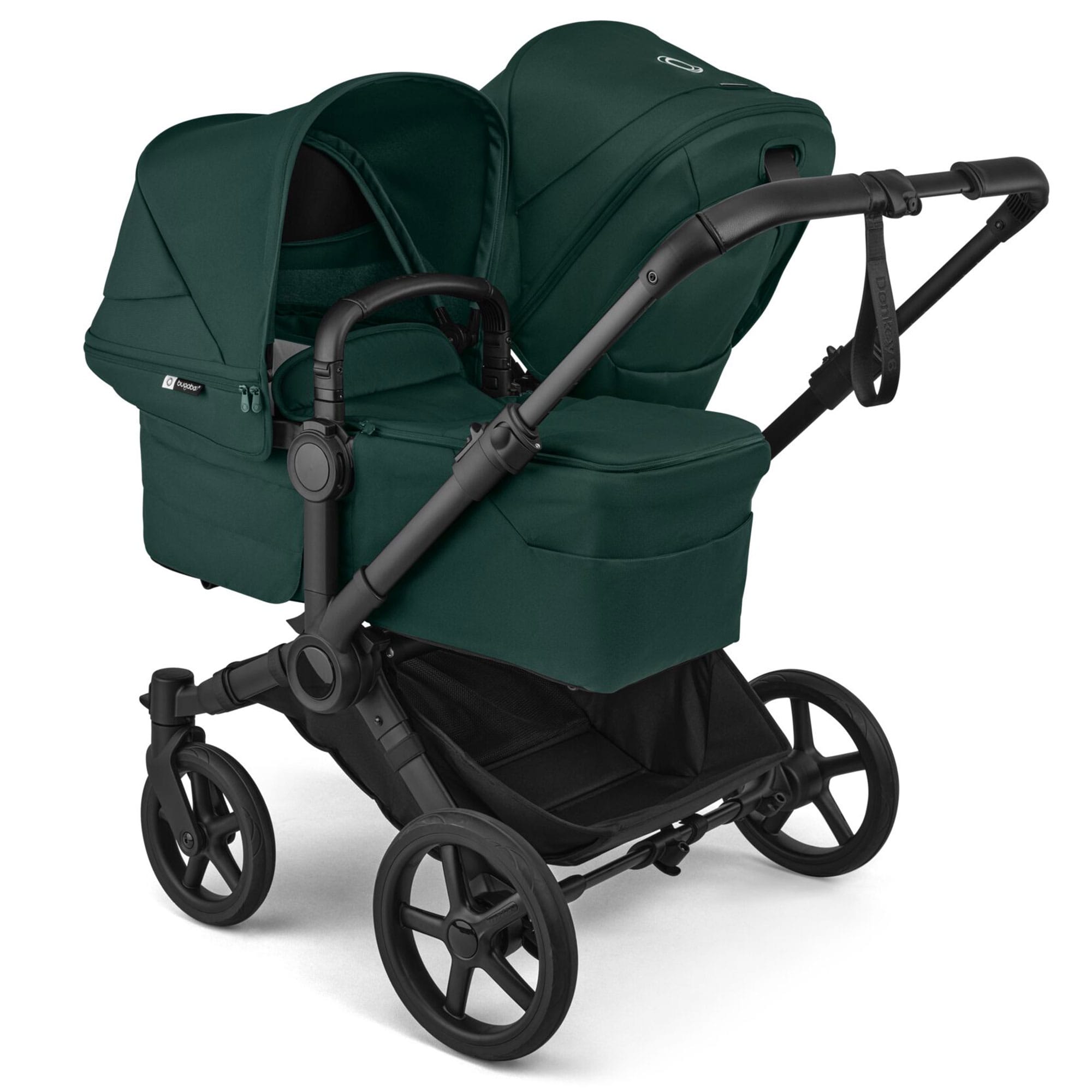 Bugaboo Travel Systems Bugaboo Donkey 6 Double Ultimate Newborn Bundle - Fern Green 21673-FER-GRN