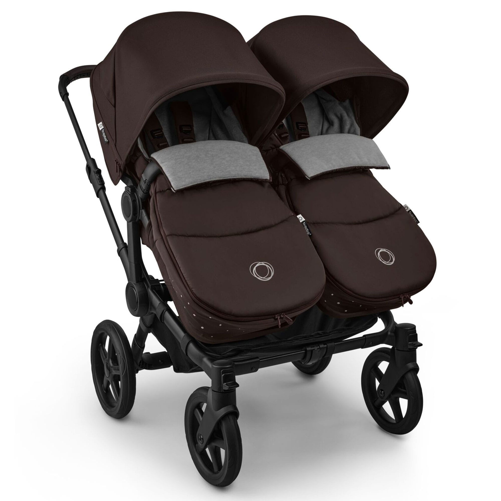Bugaboo Travel Systems Bugaboo Donkey 6 Twin Ultimate Newborn Bundle - Cocoa Brown 21687-COC-BRN