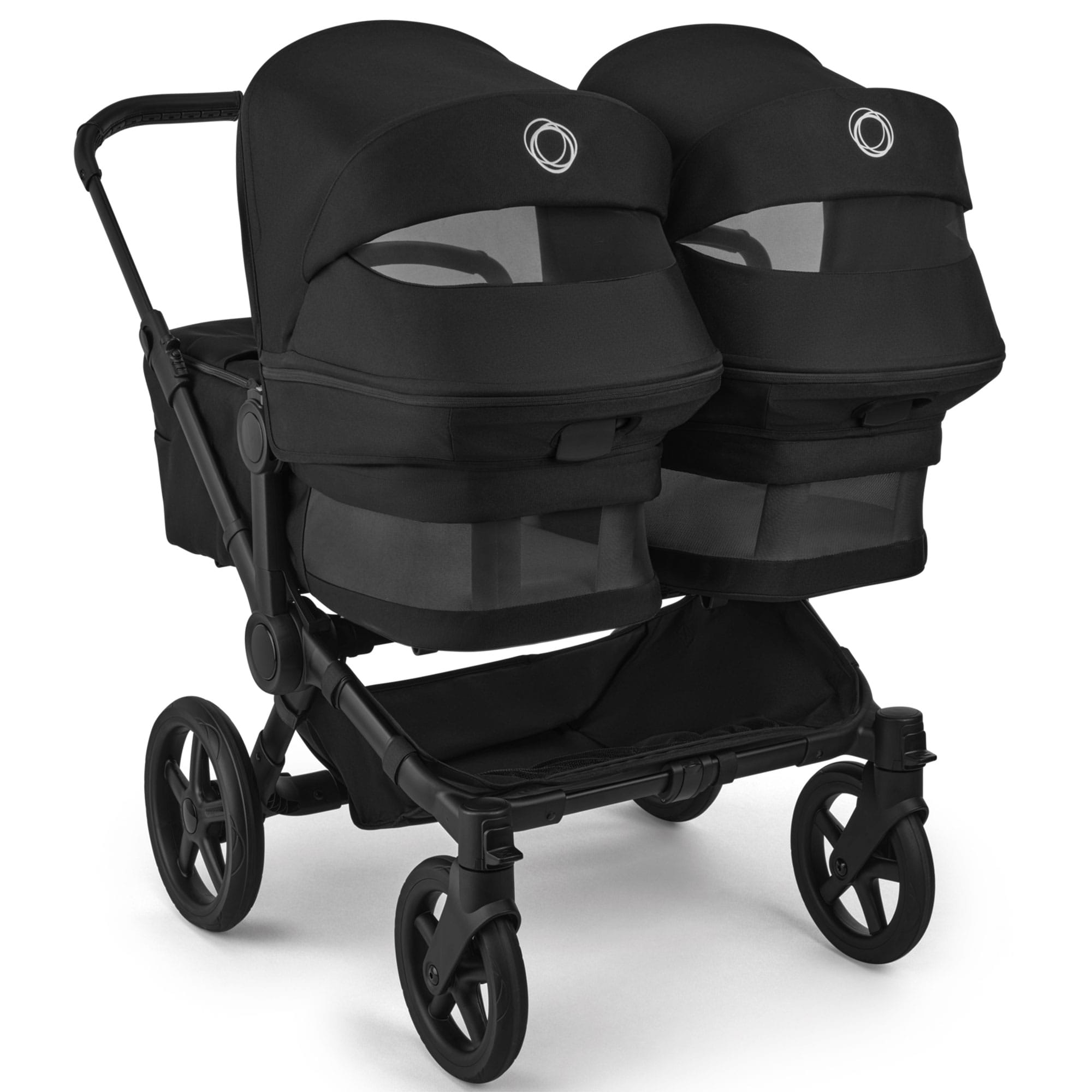 Bugaboo Travel Systems Bugaboo Donkey 6 Twin Ultimate Newborn Bundle - Heritage Black 21687-HER-BLK