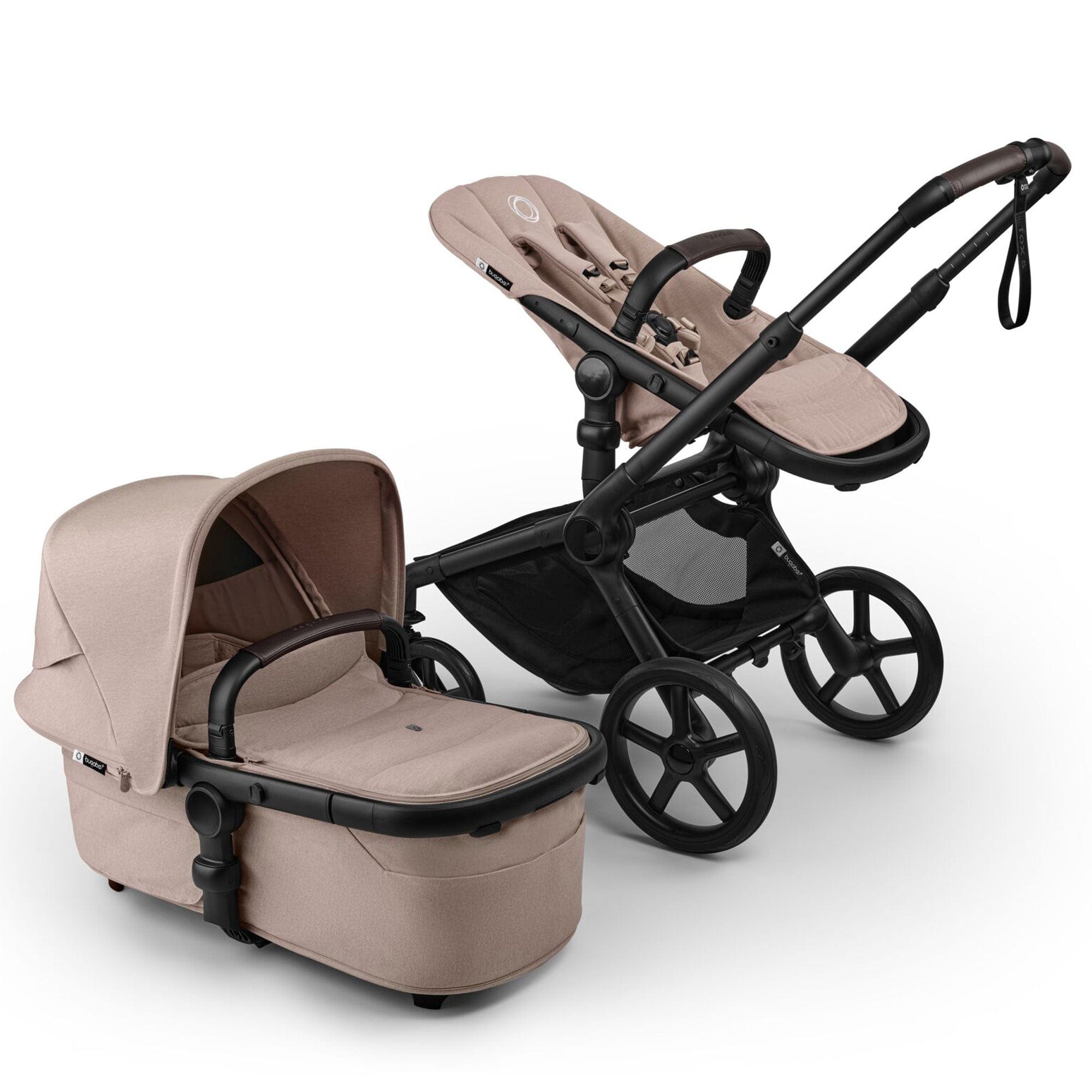 Bugaboo travel systems Bugaboo Fox 5 Renew Cybex Travel System - Desert Taupe