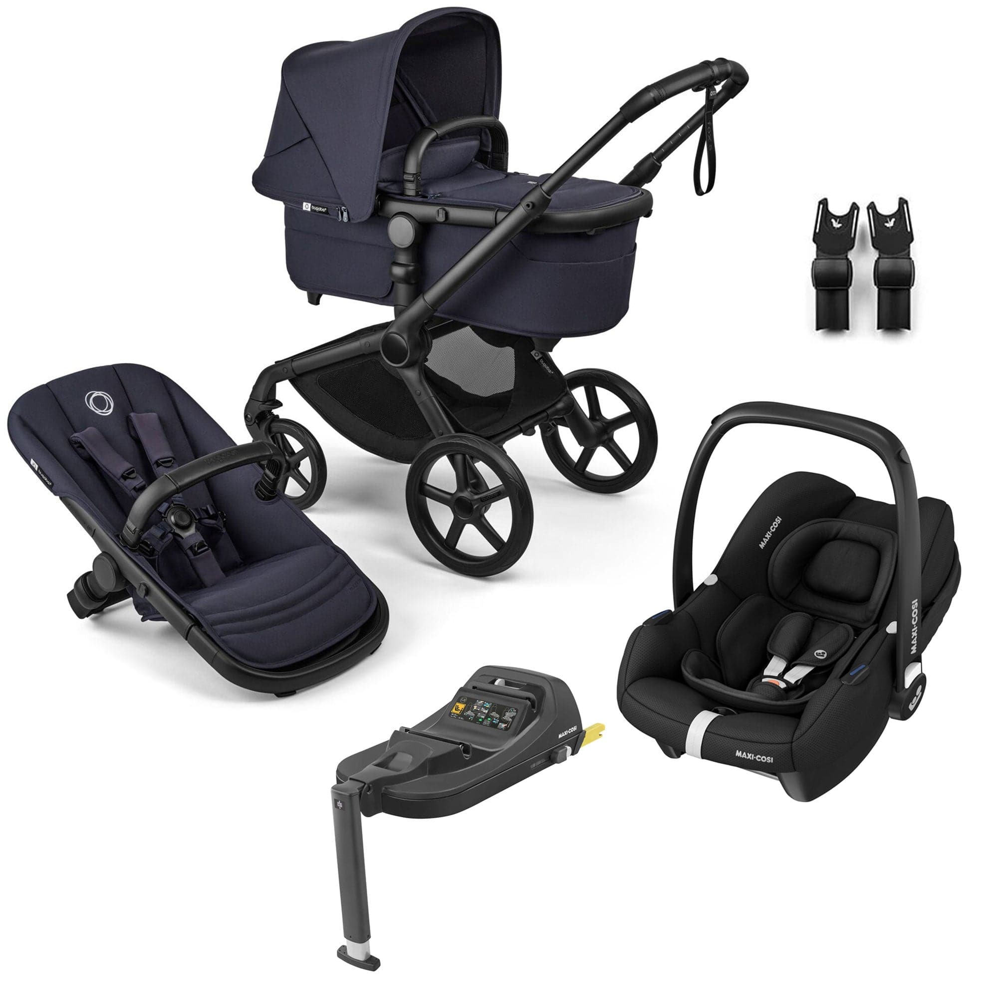 Bugaboo travel systems Bugaboo Fox 5 Renew Maxi-Cosi Travel System - Deep Indigo 18845-TS-CAB-IND