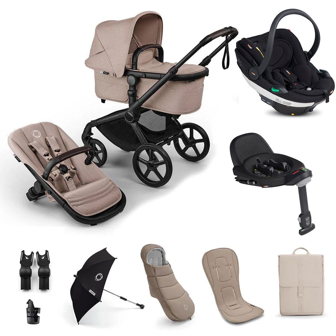 Bugaboo travel systems Bugaboo Fox 5 Renew Ultimate BeSafe Bundle - Desert Taupe 18824-ULT-BEY-TAU