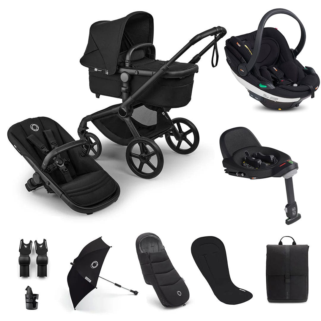 Bugaboo travel systems Bugaboo Fox 5 Renew Ultimate BeSafe Bundle - Heritage Black 18823-ULT-BEY-BLA
