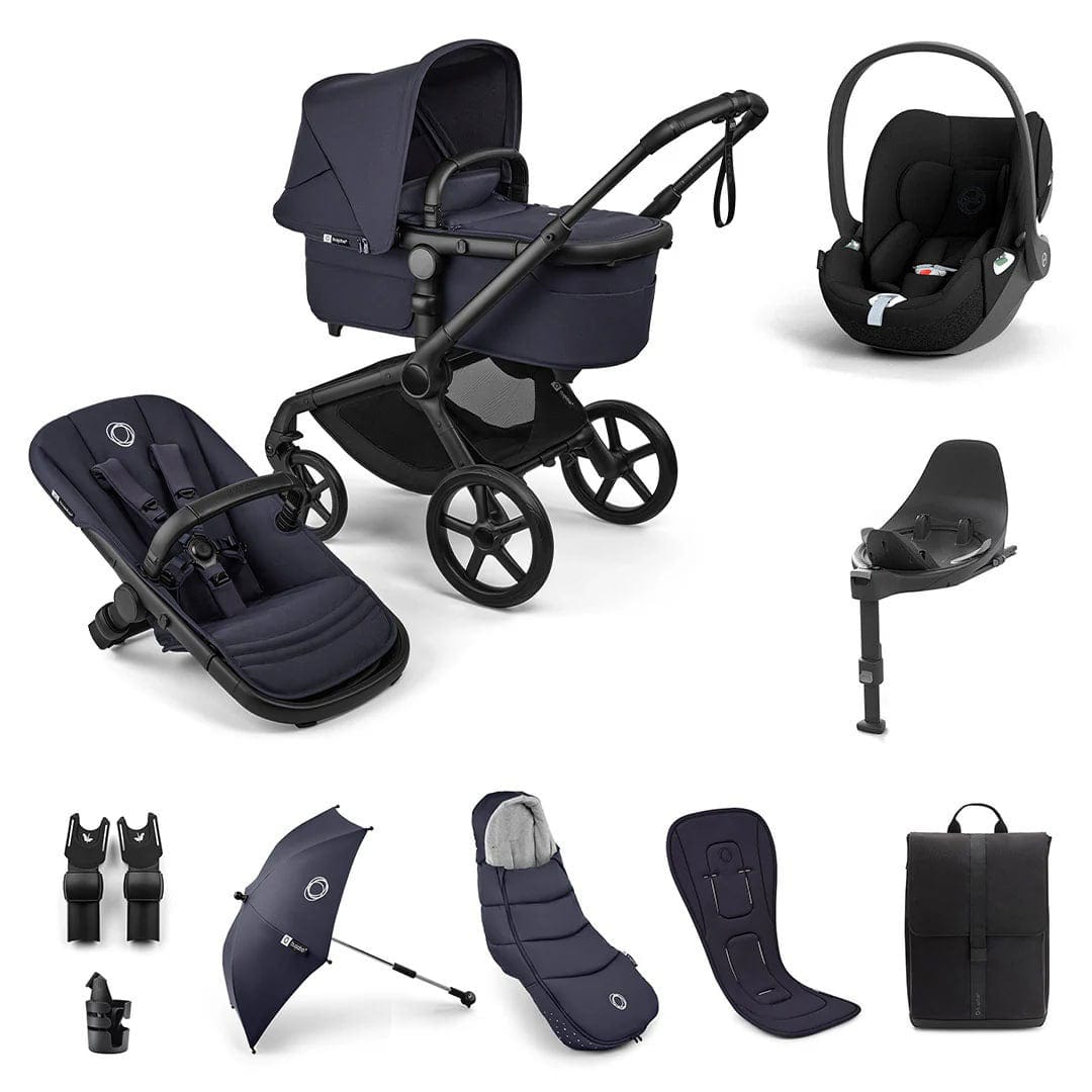 Bugaboo travel systems Bugaboo Fox 5 Renew Ultimate Cybex Bundle - Deep Indigo 18813-ULT-CLT-IND