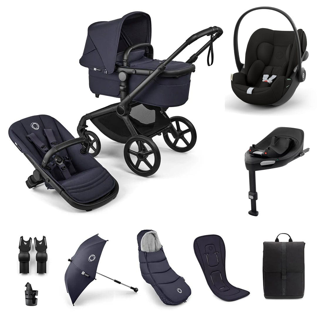 Bugaboo travel systems Bugaboo Fox 5 Renew Ultimate Cybex Bundle - Deep Indigo 18817-ULT-CLG-IND