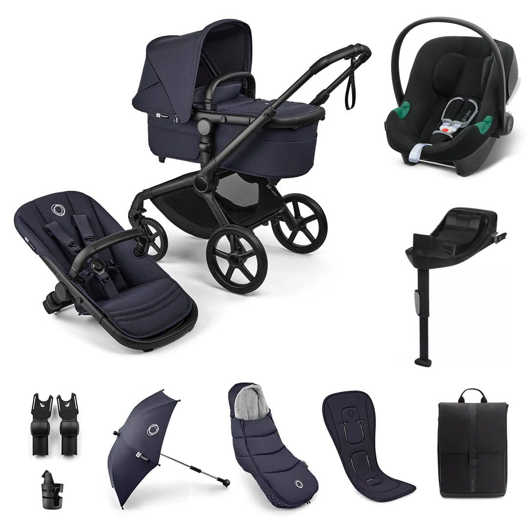 Bugaboo travel systems Bugaboo Fox 5 Renew Ultimate Cybex Bundle - Deep Indigo 18821-ULT-ATO-IND