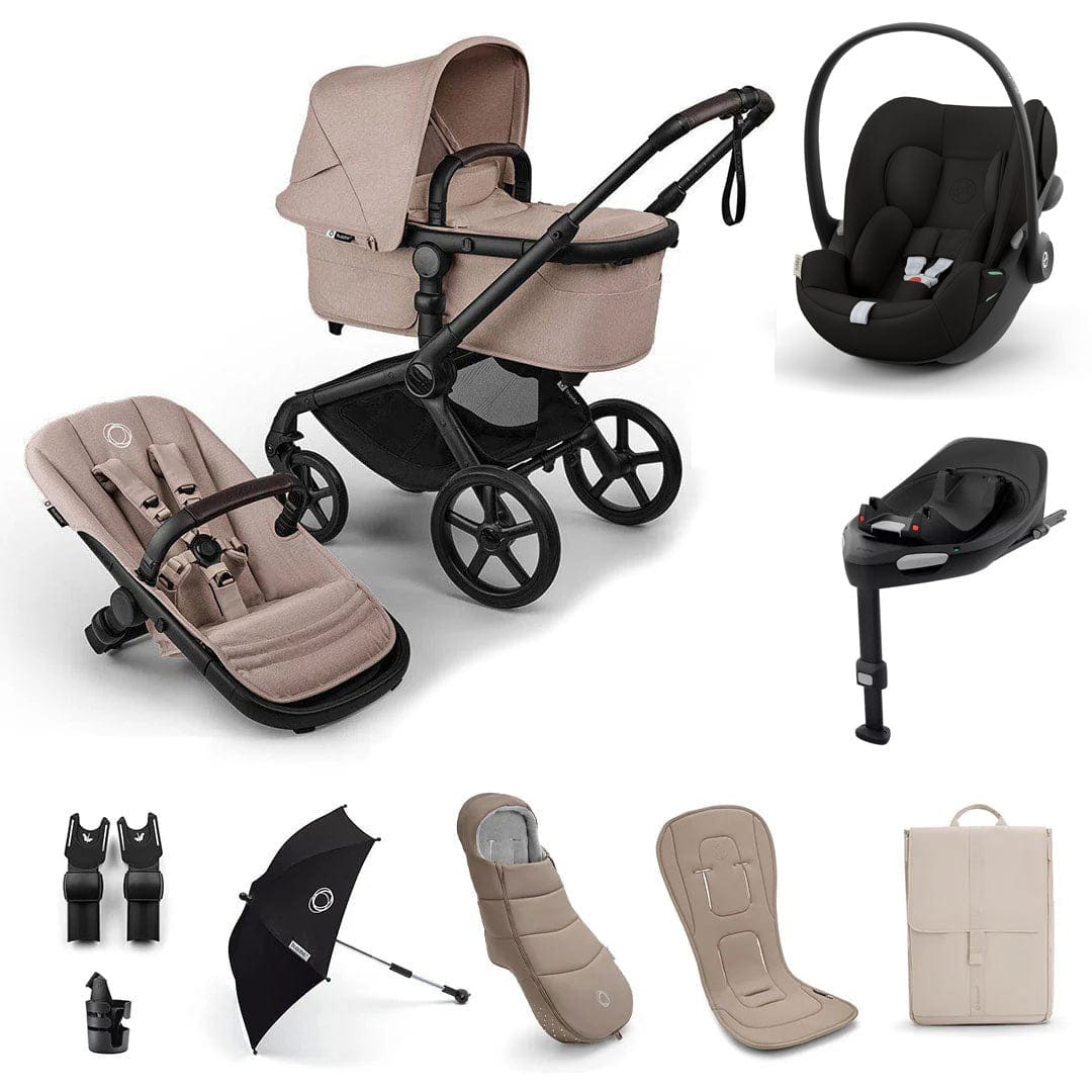 Bugaboo travel systems Bugaboo Fox 5 Renew Ultimate Cybex Bundle - Desert Taupe 18815-ULT-CLG-TAU