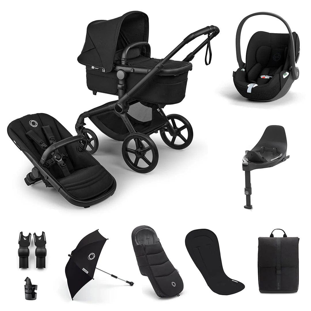 Bugaboo travel systems Bugaboo Fox 5 Renew Ultimate Cybex Bundle - Heritage Black 18812-ULT-CLT-BLA