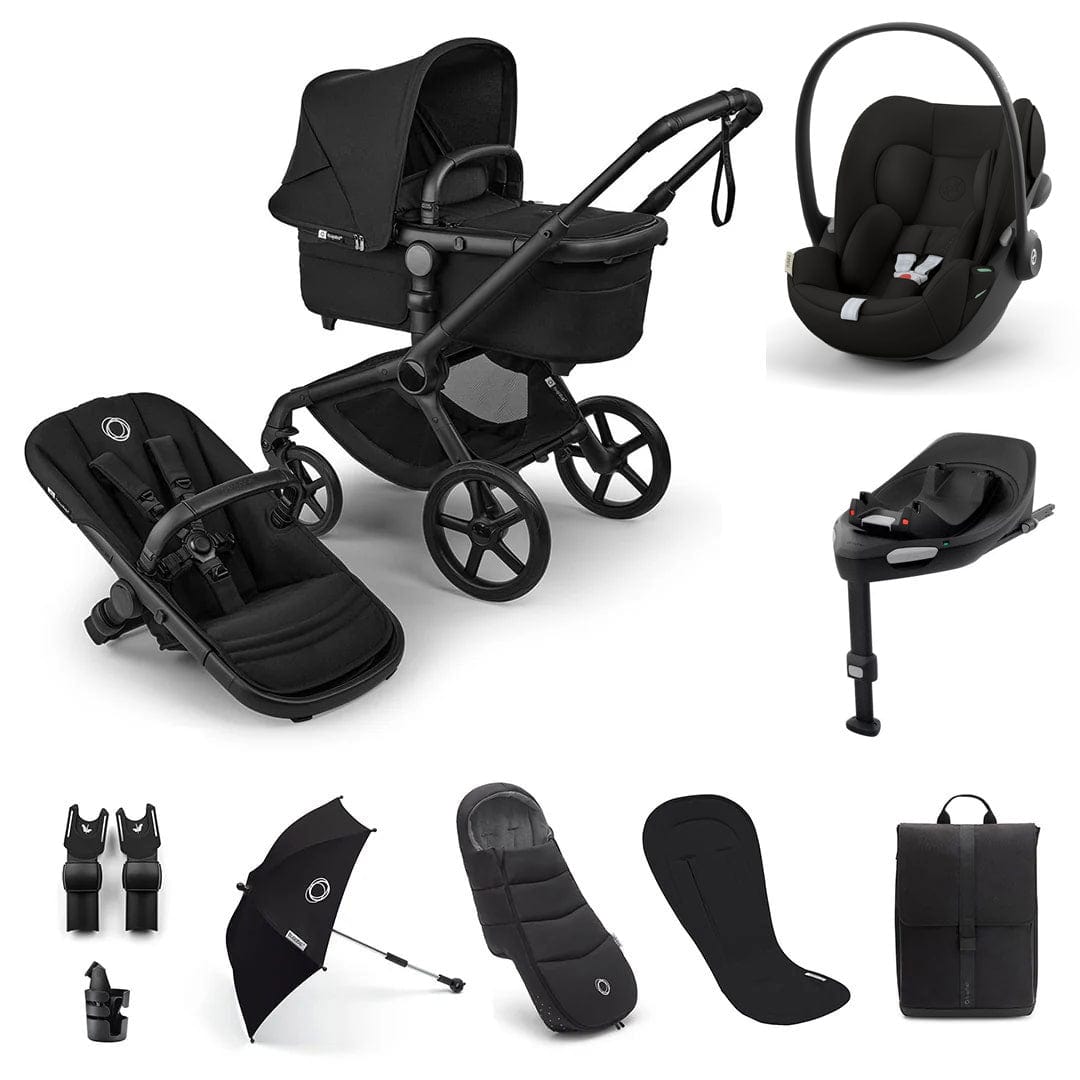 Bugaboo travel systems Bugaboo Fox 5 Renew Ultimate Cybex Bundle - Heritage Black 18816-ULT-CLG-BLA