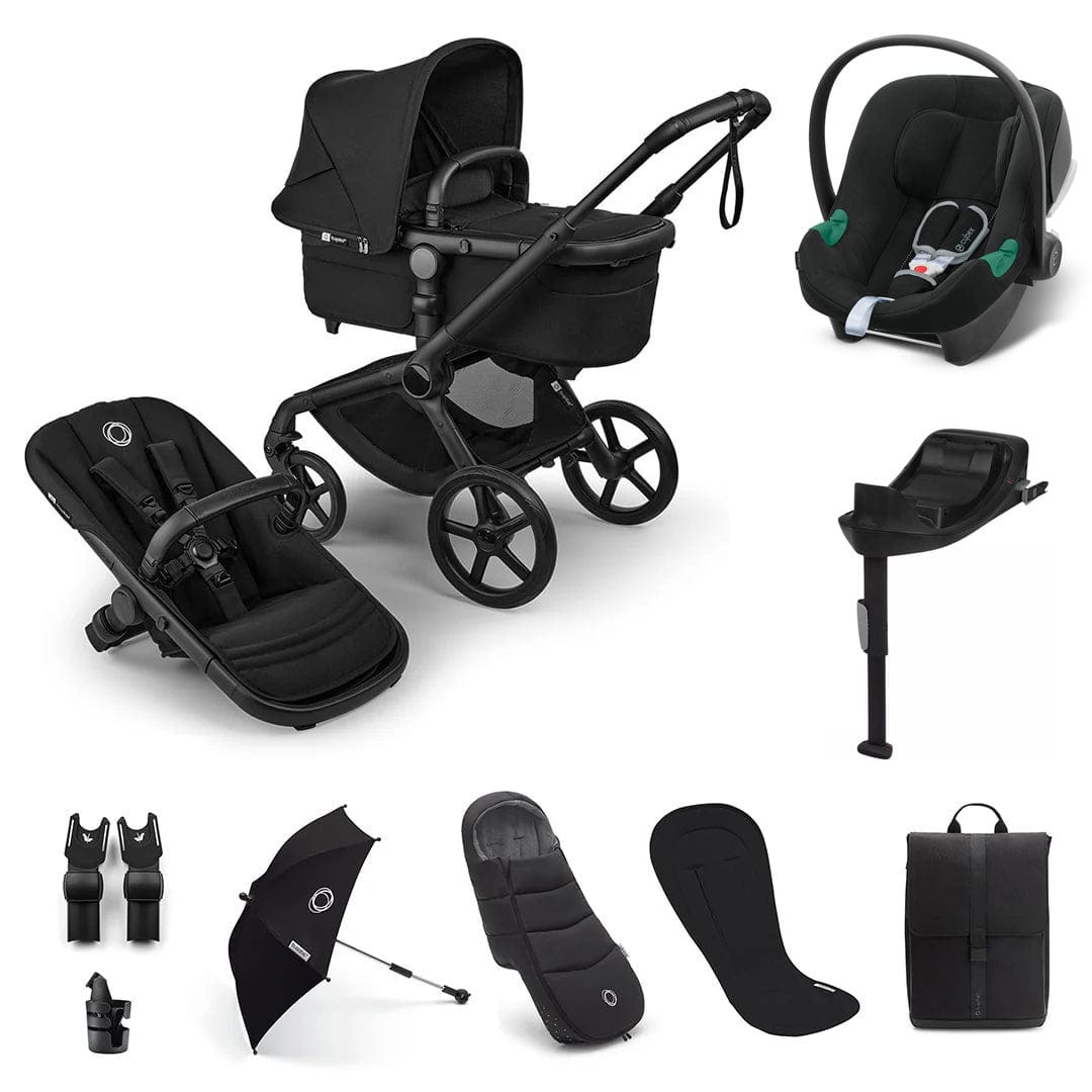 Bugaboo travel systems Bugaboo Fox 5 Renew Ultimate Cybex Bundle - Heritage Black 18820-ULT-ATO-BLA
