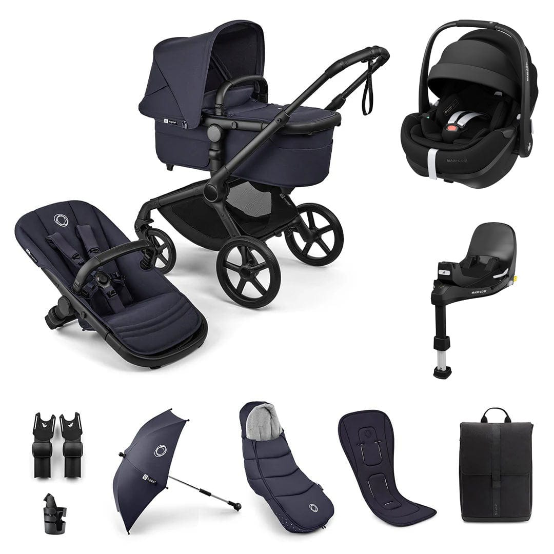 Bugaboo travel systems Bugaboo Fox 5 Renew Ultimate Maxi-Cosi Bundle - Deep Indigo 18795-ULT-PV2-IND