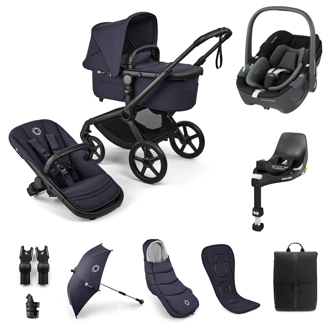 Bugaboo travel systems Bugaboo Fox 5 Renew Ultimate Maxi-Cosi Bundle - Deep Indigo 18803-ULT-PEB-IND