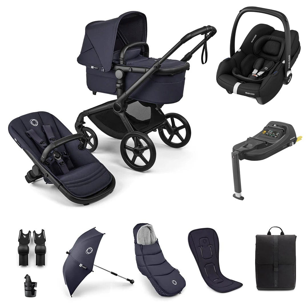 Bugaboo travel systems Bugaboo Fox 5 Renew Ultimate Maxi-Cosi Bundle - Deep Indigo 18809-ULT-CAB-IND