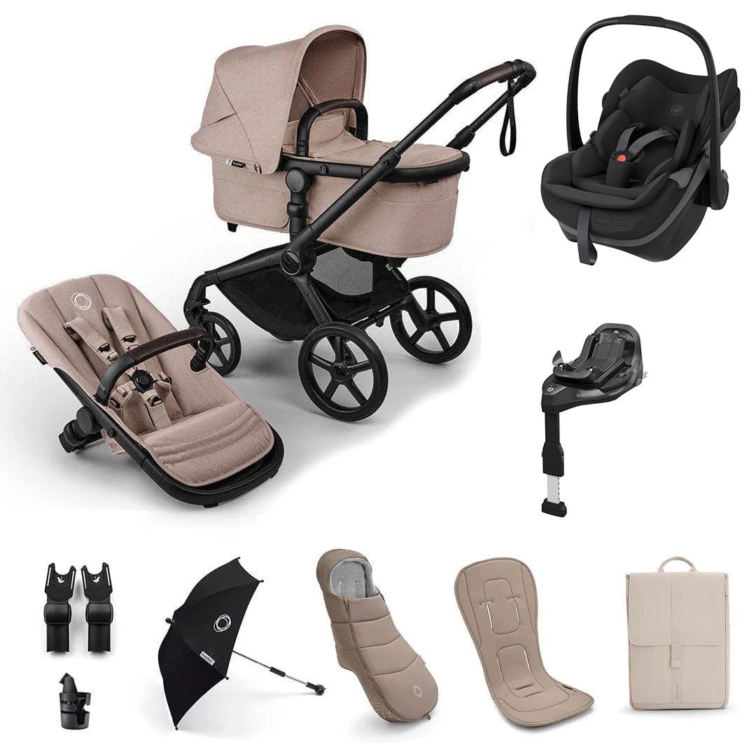 Bugaboo travel systems Bugaboo Fox 5 Renew Ultimate Maxi-Cosi Bundle - Desert Taupe