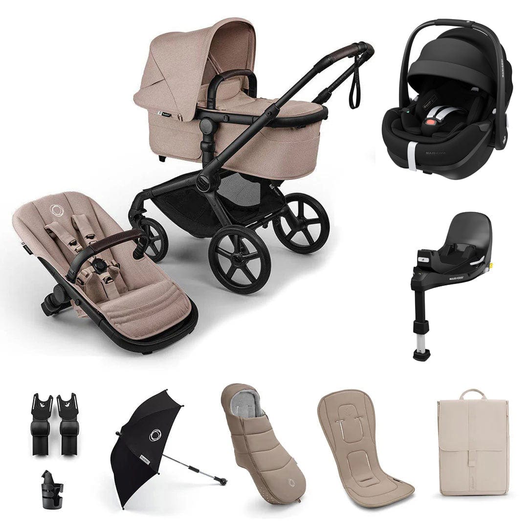 Bugaboo travel systems Bugaboo Fox 5 Renew Ultimate Maxi-Cosi Bundle - Desert Taupe 18794-ULT-PV2-TAU