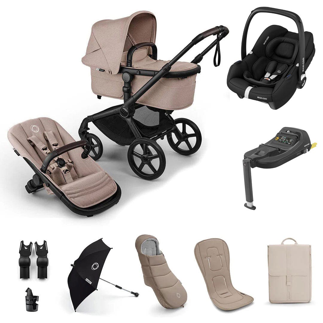 Bugaboo travel systems Bugaboo Fox 5 Renew Ultimate Maxi-Cosi Bundle - Desert Taupe 18807-ULT-CAB-TAU