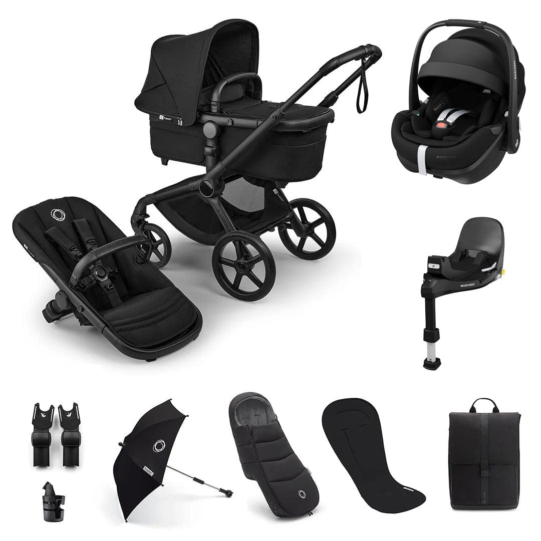 Bugaboo travel systems Bugaboo Fox 5 Renew Ultimate Maxi-Cosi Bundle - Heritage Black