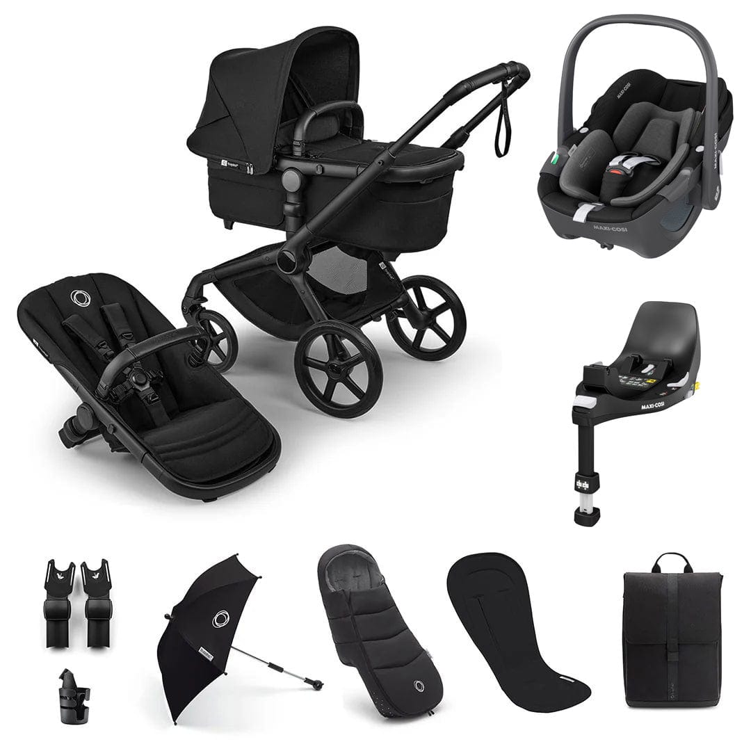 Bugaboo travel systems Bugaboo Fox 5 Renew Ultimate Maxi-Cosi Bundle - Heritage Black