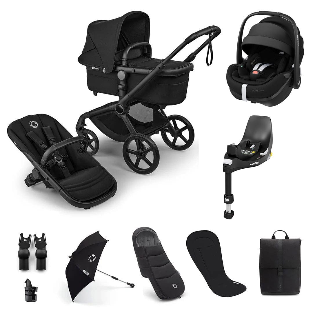 Bugaboo travel systems Bugaboo Fox 5 Renew Ultimate Maxi-Cosi Bundle - Heritage Black 18796-ULT-PV2-BLA