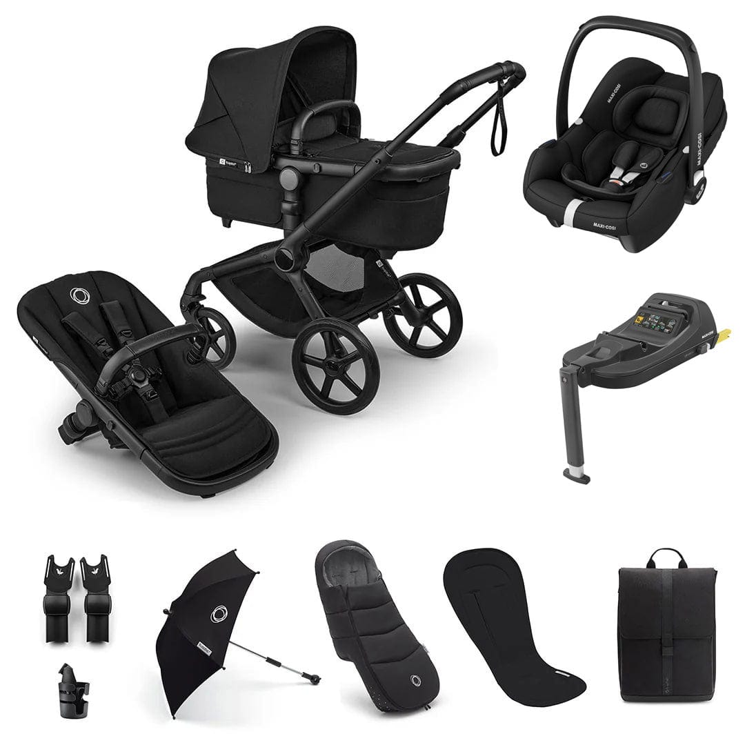 Bugaboo travel systems Bugaboo Fox 5 Renew Ultimate Maxi-Cosi Bundle - Heritage Black 18808-ULT-CAB-BLA