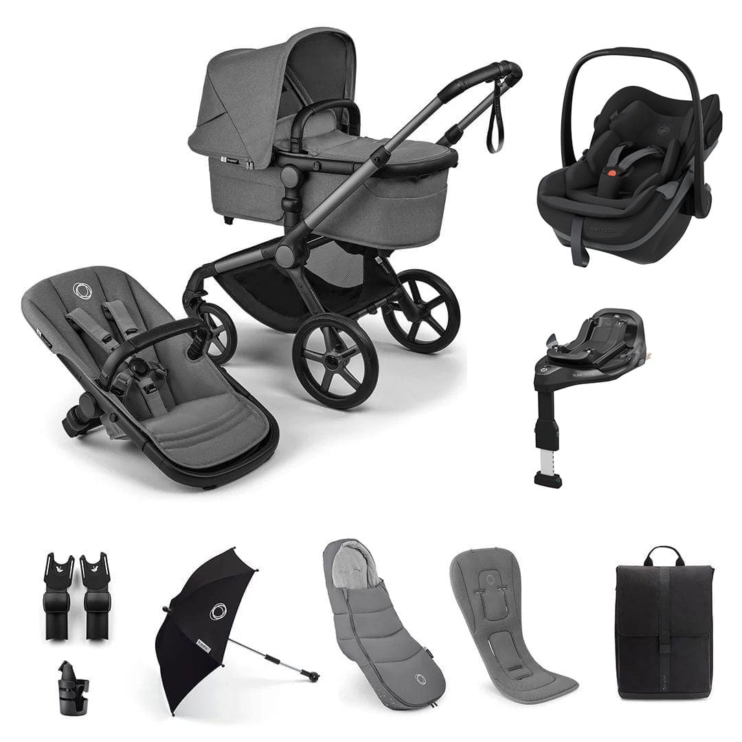 Bugaboo travel systems Bugaboo Fox 5 Renew Ultimate Maxi-Cosi Bundle - Moon Grey