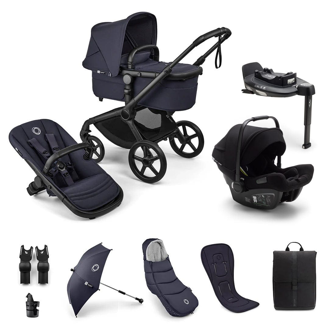 Bugaboo travel systems Bugaboo Fox 5 Renew Ultimate Newborn Bundle - Deep Indigo 18775-ULT-NEW-IND