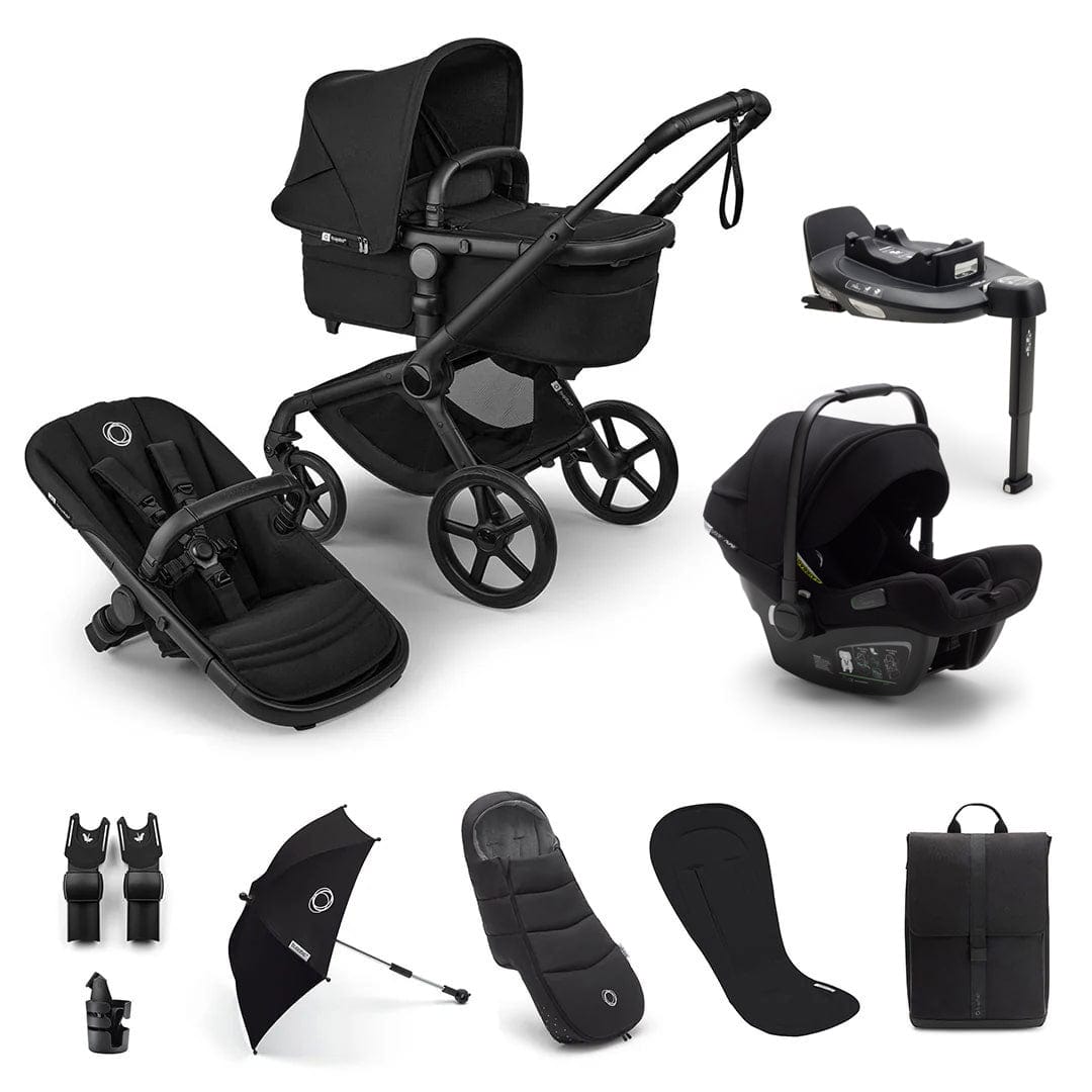 Bugaboo travel systems Bugaboo Fox 5 Renew Ultimate Newborn Bundle - Heritage Black 18783-ULT-NEW-BLK