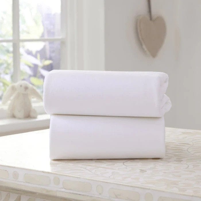 Clair De Lune cot bed sheets Clair De Lune Baby Shower Gift Set - White CL5634WE