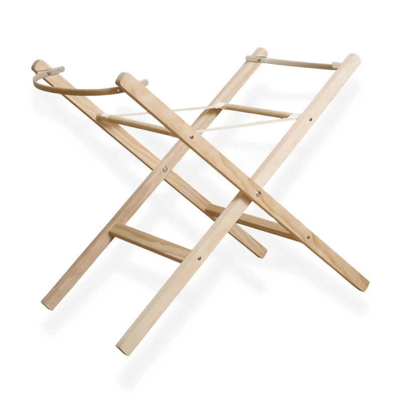 Clair De Lune moses basket stands Clair De Lune Folding Moses Stand Natural CL4285NL