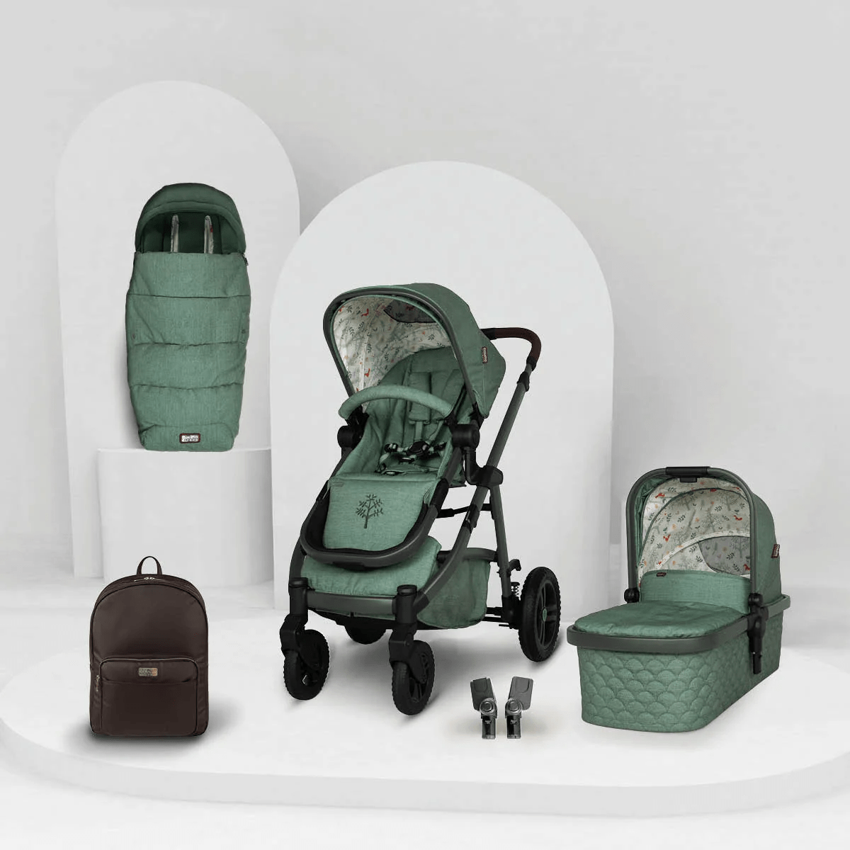 Cosatto baby prams Cosatto Wow 3 Accessory Bundle Meadow CT5913