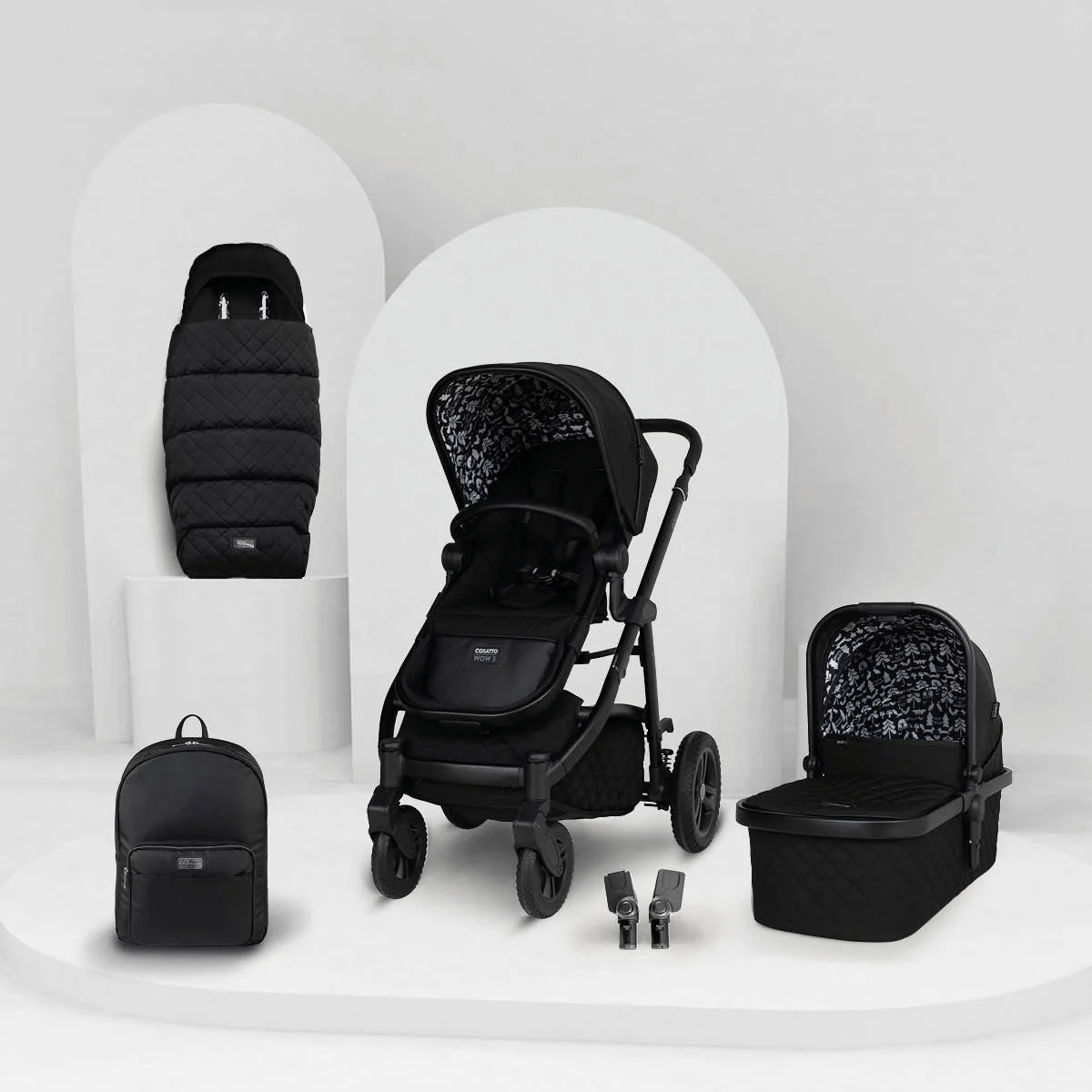 Cosatto baby prams Cosatto Wow 3 Accessory Bundle Silhouette CT5920